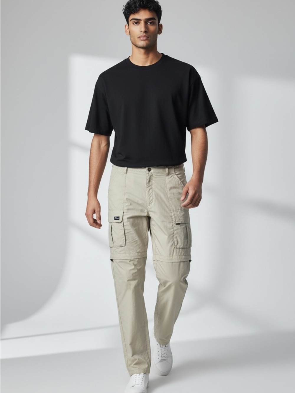 L.L. Bean Cargo Pant Zip to Shorts Size Large Regular